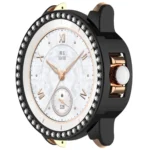 Single Row Diamond Half Coverage Hollow TPU Watch Case - Image 6