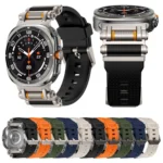 Metal Watch Connector Silicone Watch Band - Image 2