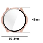Tempered Film Integrated PC Watch Protective Case - Image 3