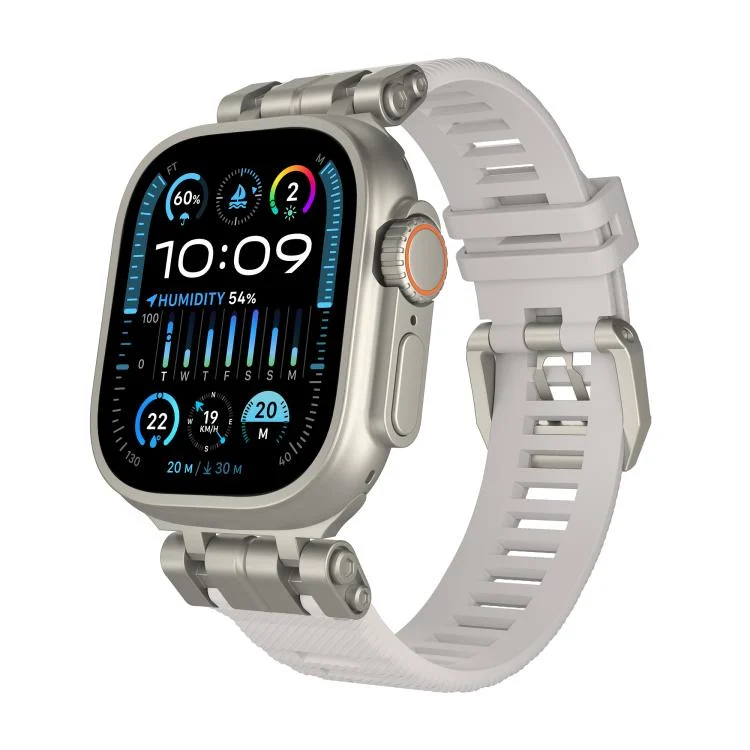 SYA002961401A.webp H016 Functional Series Twill Texture TPU Watch Band, For Apple Watch 46mm / 49mm / 45mm / 44mm - Image 1