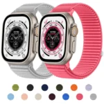 Wild Mountain Texture Woven Nylon Watch Band, For Apple Watch 46mm / 49mm / 45mm / 44mm - Image 2