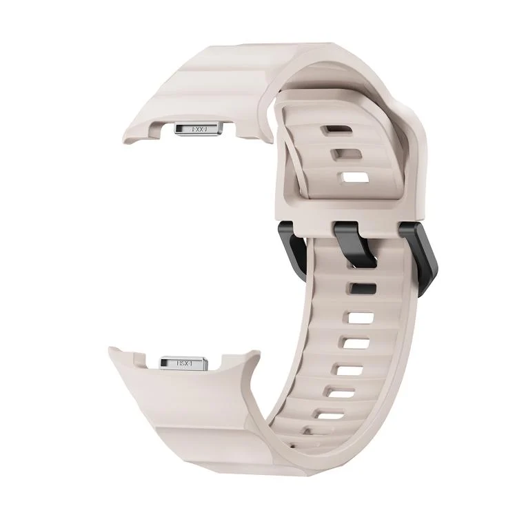 SYA002964601A_1.webp Wave Black Buckle Silicone Watch Band - Image 5