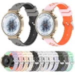 Two Color Sunflower Silicone Watch Band - Image 2