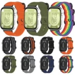 Canvas Ring Buckle Nylon Watch Band - Image 2