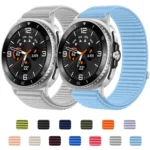 Woven Nylon Hook And Loop Fastener Watch Band - Image 2