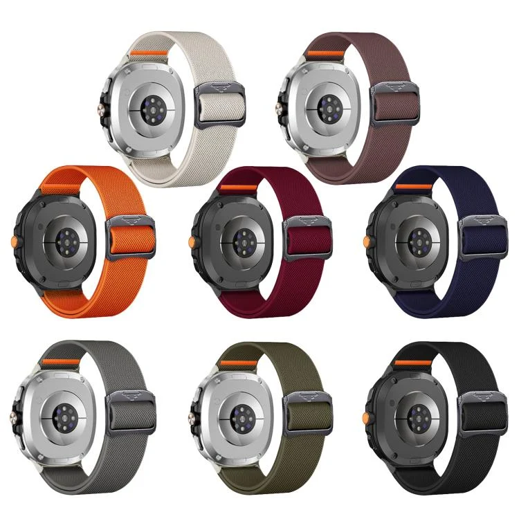 SYA0029692_B2.webp Bull Bead Buckle Elastic Nylon Watch Band - Image 3