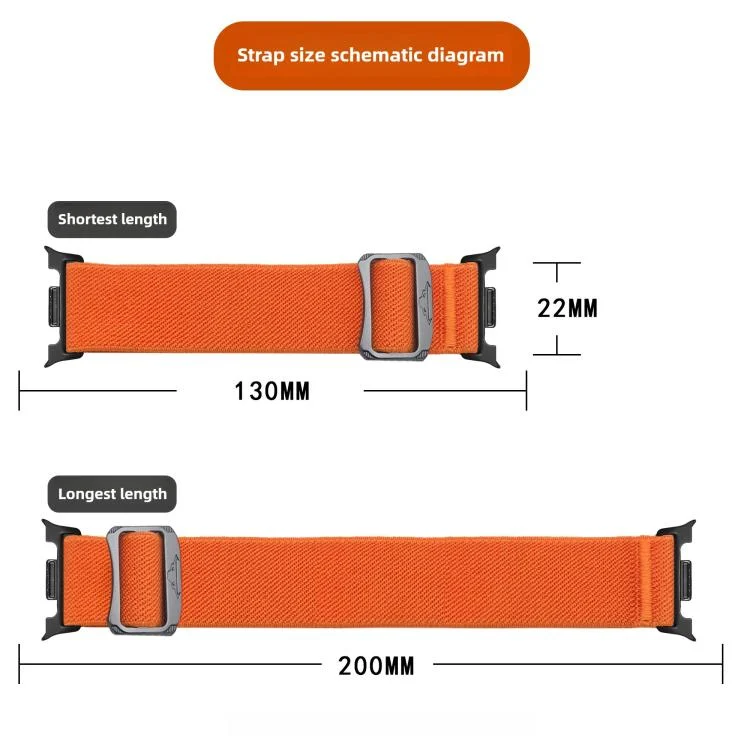 SYA0029692_B4.webp Bull Bead Buckle Elastic Nylon Watch Band - Image 5