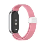 Metal Head Magnetic Plastic Buckle Elastic Nylon Watch Band - Image 5