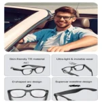 S336 Smart Glasses, Support AI Object Recognition / AI Conversations / Voice Call - Image 3