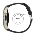Vertical Solid Color Silicone Watch Band - Image 4