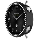 Single Row Diamond Half Coverage Hollow TPU Watch Cover - Image 6