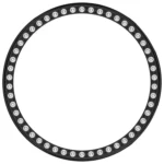 Single Row Diamond Half Coverage Hollow TPU Watch Cover - Image 10