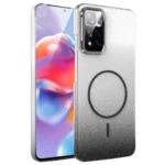 Gold Diamond Glitter Gradient MagSafe Shockproof Phone Case, For Xiaomi Redmi Note 11 Pro 4G / 5G, For Xiaomi Redmi Note 11 / 11S, For Xiaomi Redmi Note 10 Pro, For Xiaomi Redmi Note 10 / 10s