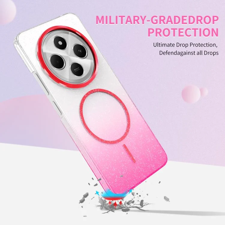 SYA0029742_B2.webp Gold Diamond Glitter Gradient MagSafe Shockproof Phone Case, For Xiaomi 13T / 13T Pro, For Xiaomi Redmi Note 12 Pro 4G, For Xiaomi Redmi Note 12 4G, For Xiaomi Redmi Note 12 Pro 5G - Image 3