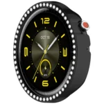 Single Row Diamond Half Coverage Hollow TPU Watch Cover - Image 6