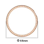 Single Row Diamond Half Coverage Hollow TPU Watch Cover - Image 3