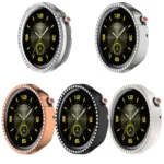 Single Row Diamond Half Coverage Hollow TPU Watch Cover - Image 4