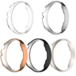 Single Row Diamond Half Coverage Hollow TPU Watch Cover - Image 5