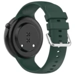 Silver Buckle Solid Color Silicone Watch Band - Image 8
