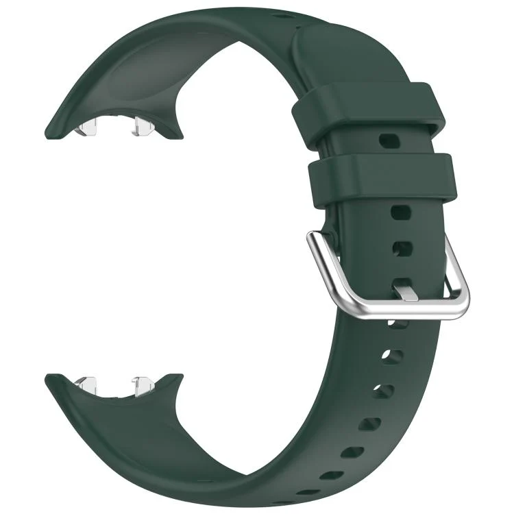 SYA002975801A_2.webp Silver Buckle Solid Color Silicone Watch Band - Image 9