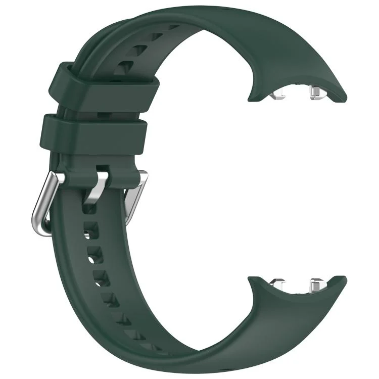 SYA002975801A_3.webp Silver Buckle Solid Color Silicone Watch Band - Image 10