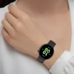 Silver Buckle Solid Color Silicone Watch Band - Image 7