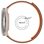 Cloud Wood Grain Silicone Soft Magnetic Watch Band - Image 4