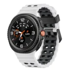 Ocean Style Quick Release Buckle Two Color Silicone Watch Band