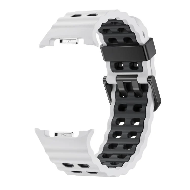SYA002976801A_1.webp Ocean Style Quick Release Buckle Two Color Silicone Watch Band - Image 5