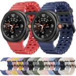 Ocean Style Quick Release Buckle Solid Color Silicone Watch Band - Image 2