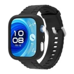 Silicone Watch Cover Integrated Wave Texture Silicone Watch Band - Image 4