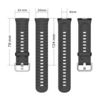 Silicone Watch Cover Integrated Wave Texture Silicone Watch Band - Image 3
