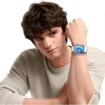 Round Holes Two Color Silicone Watch Band - Image 7