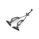 U-Shaped Diamond Bracelet Zinc Alloy Watch Band, For Apple Watch 46mm / 49mm / 45mm / 44mm, For Apple Watch 42mm / 41mm / 40mm / 38mm - Image 7