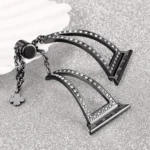 V-Shaped Diamond Zinc Alloy Watch Band, For Apple Watch 46mm / 49mm / 45mm / 44mm, For Apple Watch 42mm / 41mm / 40mm / 38mm - Image 8