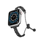 Braid Metal Glossy Zinc Alloy Watch Band, For Apple Watch 46mm / 49mm / 45mm / 44mm, For Apple Watch 42mm / 41mm / 40mm / 38mm