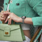 Rhombic Diamond Zinc Alloy Watch Band, For Apple Watch 46mm / 49mm / 45mm / 44mm, For Apple Watch 42mm / 41mm / 40mm / 38mm - Image 8