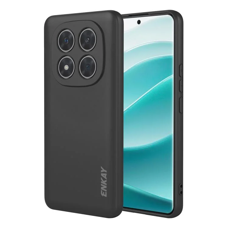 ENKAY Liquid Silicone Soft Shockproof Phone Case, For Redmi Note 14 Pro+ 5G Global, For Redmi Note 14 4G 163mm Global