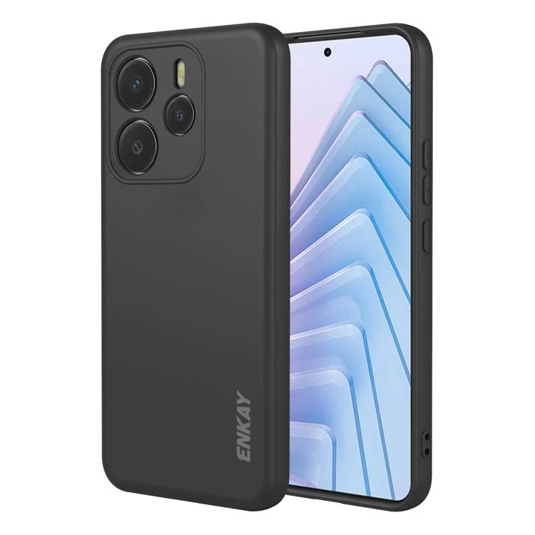 ENKAY Liquid Silicone Soft Shockproof Phone Case, For Redmi Note 14 4G 164mm Global, For Redmi Note 14 Pro 5G Global