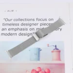 Turtle Buckle Milanese Metal Watch Band - Image 4
