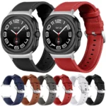 Dual Sides Lychee Genuine Leather Watch Band - Image 2