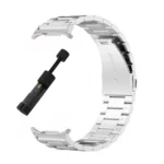 Three Beads Stainless Steel Watch Band with Removal Tool - Image 4