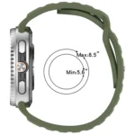 Reverse Buckle Single Color Silicone Watch Band - Image 3