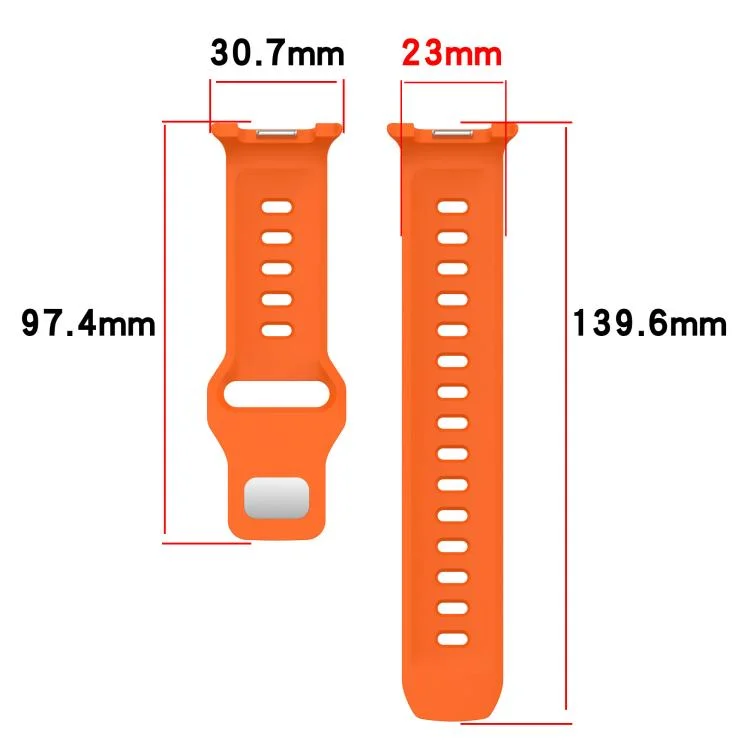 SYA0029930_B3.webp Reverse Buckle Single Color Silicone Watch Band - Image 4