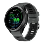 Silver Steel Buckle Translucent Color Silicone Watch Band