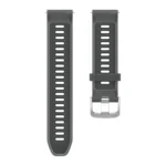 Silver Steel Buckle Translucent Color Silicone Watch Band - Image 7