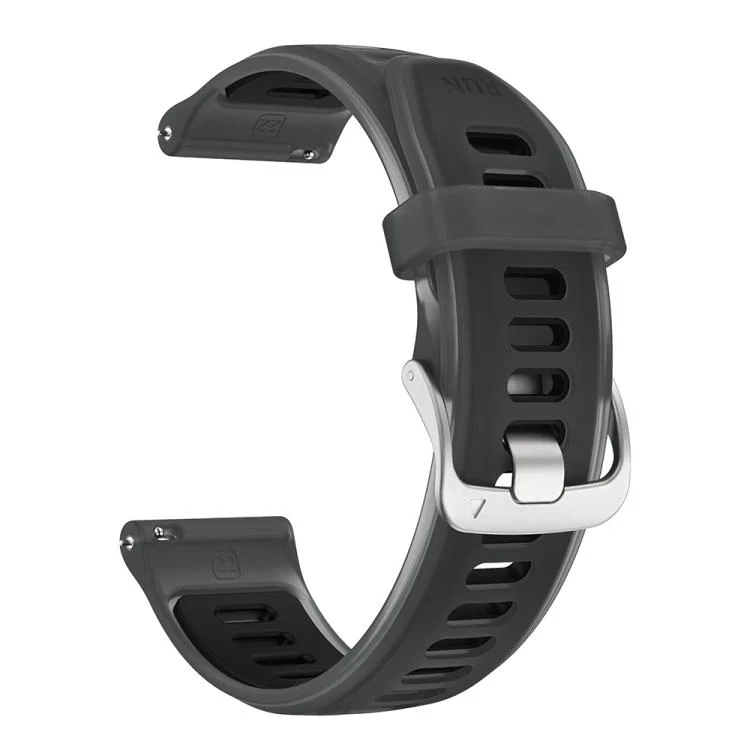 SYA002993403A_2.webp Silver Steel Buckle Translucent Color Silicone Watch Band - Image 5