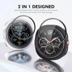 ENKAY Hat-Prince  2 in 1 Solid Color PC Watch Cover with Full Coverage PMMA Soft Film - Image 4
