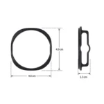 ENKAY Hat-Prince  2 in 1 Solid Color PC Watch Cover with Full Coverage PMMA Soft Film - Image 9