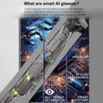 G300 Smart Glasses, Support AI Translation / Take Photos / Voice Calls - Image 3